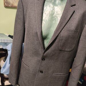 All Saints Gray Sport Coat Blazer